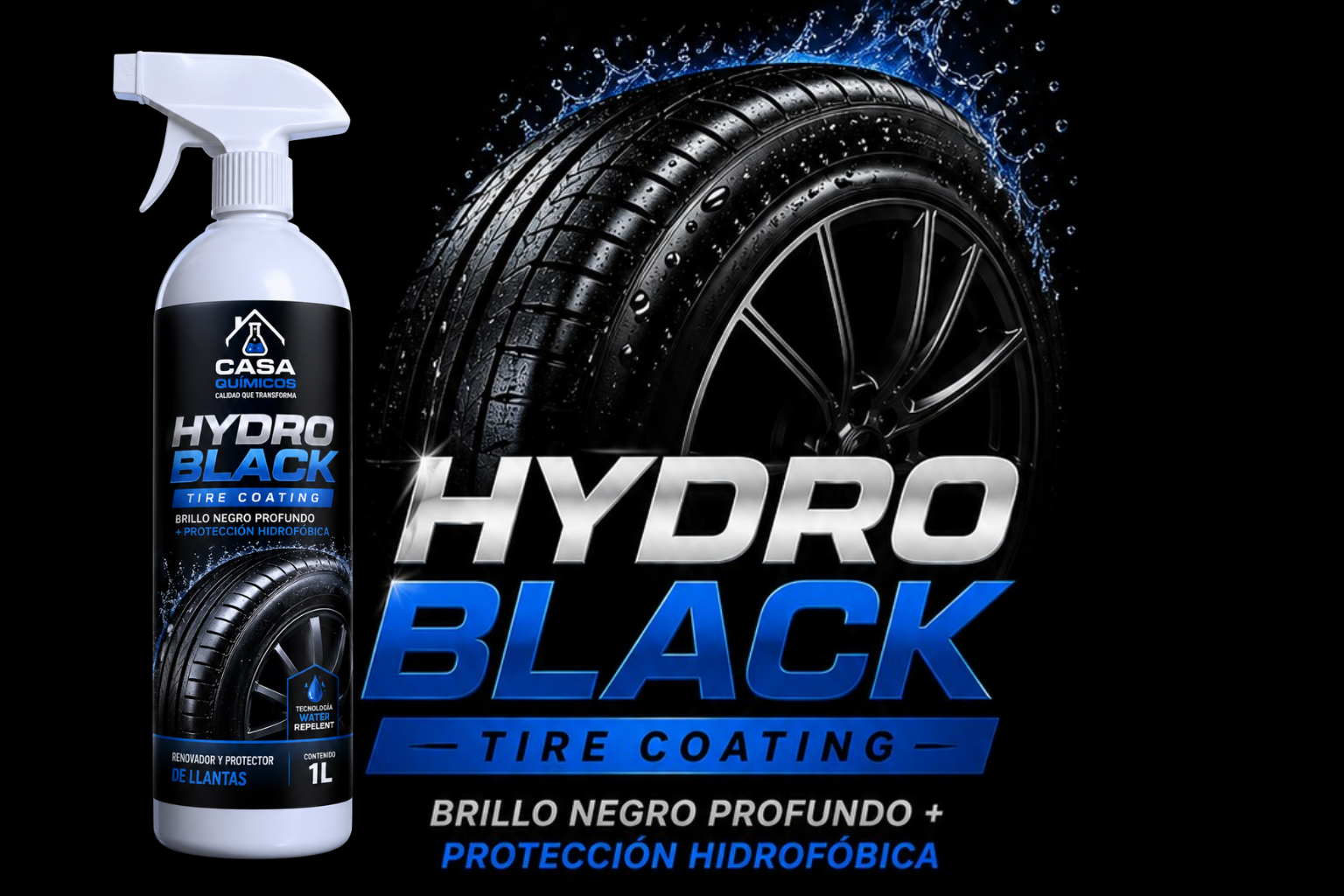 HERO BLACK brillo impermeable